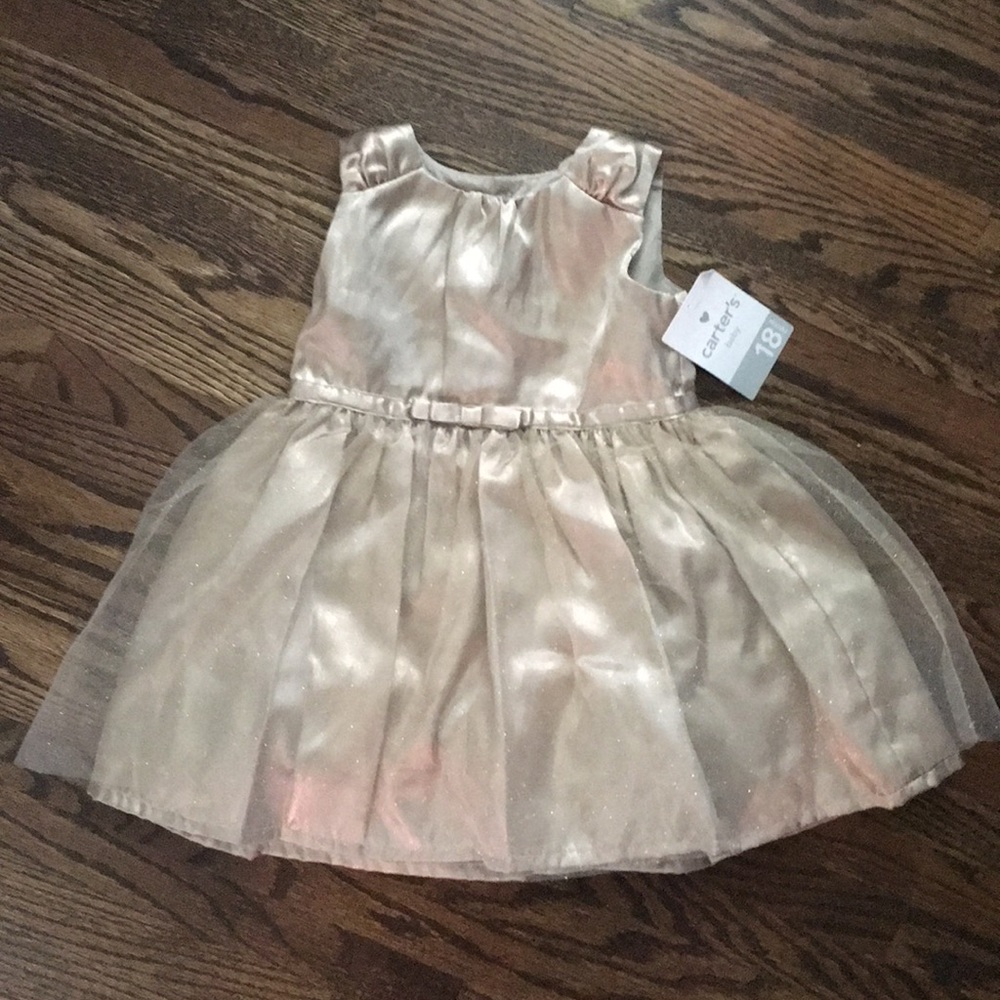 Gold baby dress